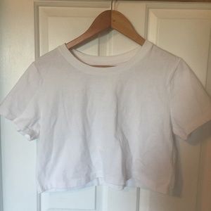 White UO Crop Top